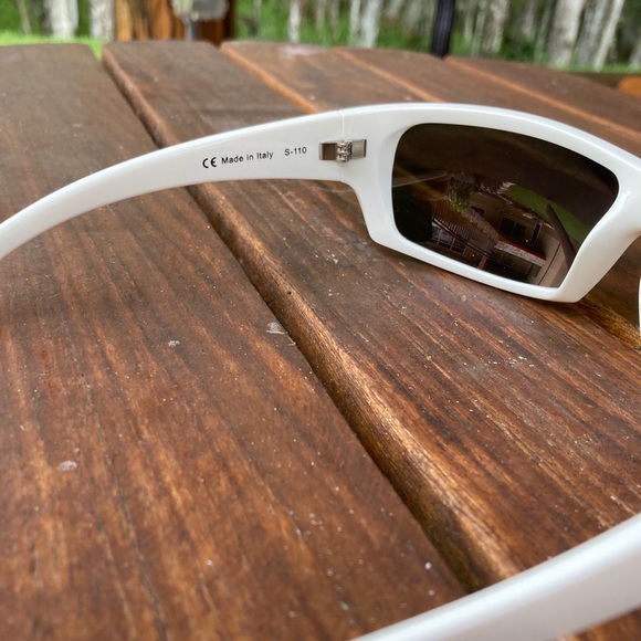Skeleton Optics Summit Sunglasses White/Orange - Picture 5 of 5